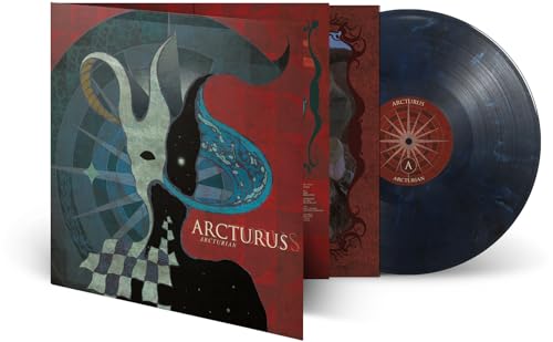 Arcturus album cover and dark blue vinyl record displayed together.