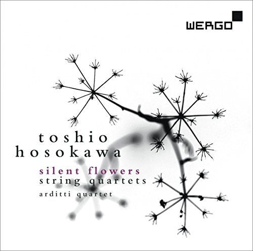 White album cover with dandelion flowers and text describing the artist and album.