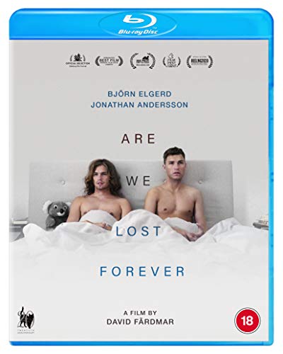 Blu-ray cover for "Are We Lost Forever" featuring a couple in bed.