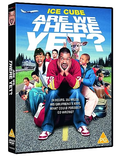 DVD cover for Are We There Yet? featuring Ice Cube and children with luggage.