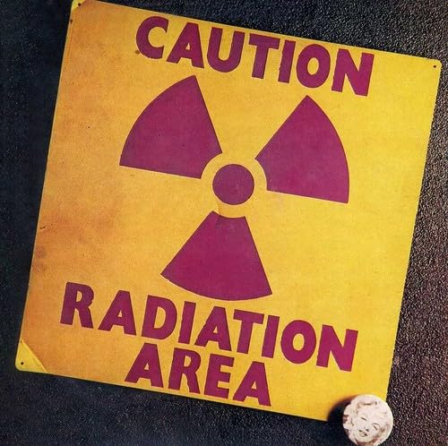 Yellow CD case with a red radiation warning symbol.