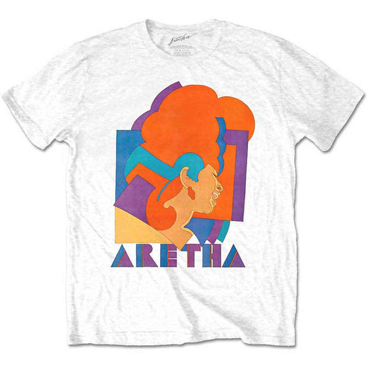 Black t-shirt featuring a graphic of Aretha Franklin, size XX-Large.