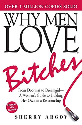 Book cover for Why Men Love Bitches with red lipstick text and author name.