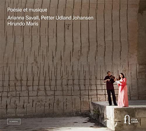 CD cover: musicians with violin stand before a textured wall.