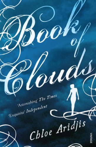 Book cover: “Book of Clouds” by Chloe Aridjis, with swirling white designs.