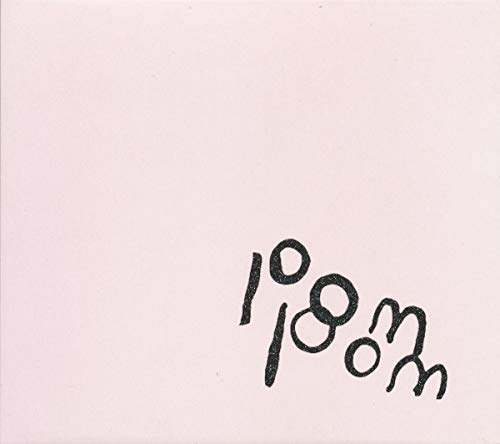 Pink CD cover with black, handwritten-style text reading "pom pom".