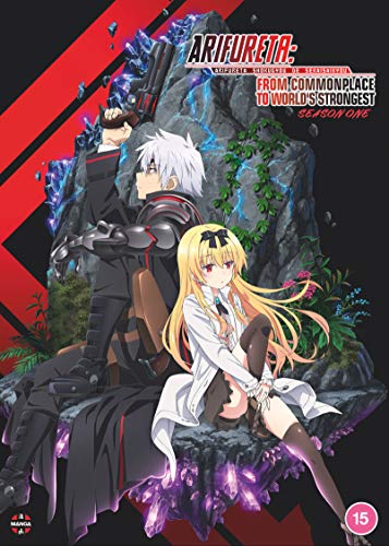 Anime DVD cover featuring two characters and crystalline landscape.