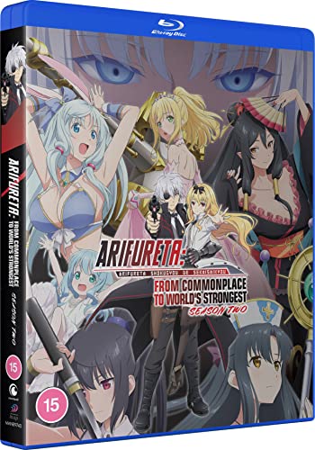 Blu-ray cover for “Arifureta” Season 2 featuring anime characters.
