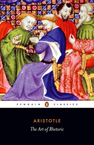 Penguin Classics edition of Aristotle’s “The Art of Rhetoric” book cover.