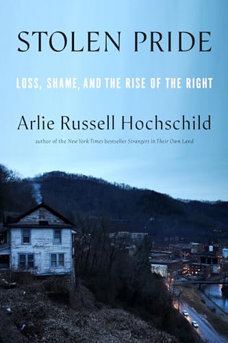 Book cover: “Stolen Pride” with a rural landscape and house image.