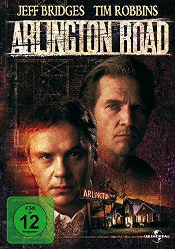 Arlington Road" DVD cover featuring Jeff Bridges and Tim Robbins.
