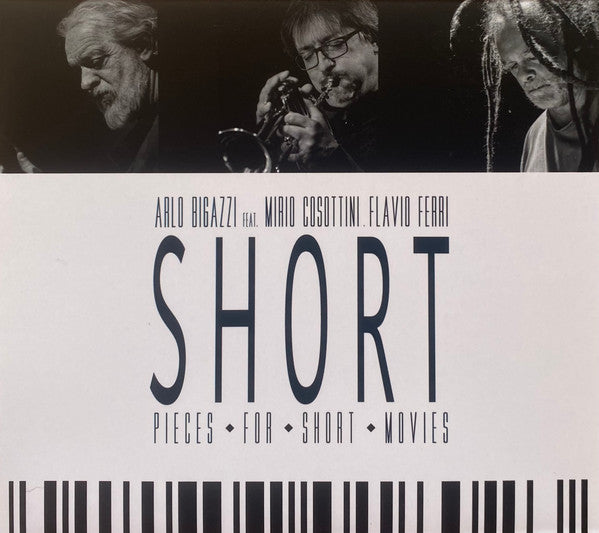CD cover featuring three musicians and bold text reading "SHORT.