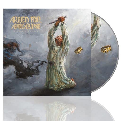 CD cover art depicting a kneeling figure with a raised dagger.
