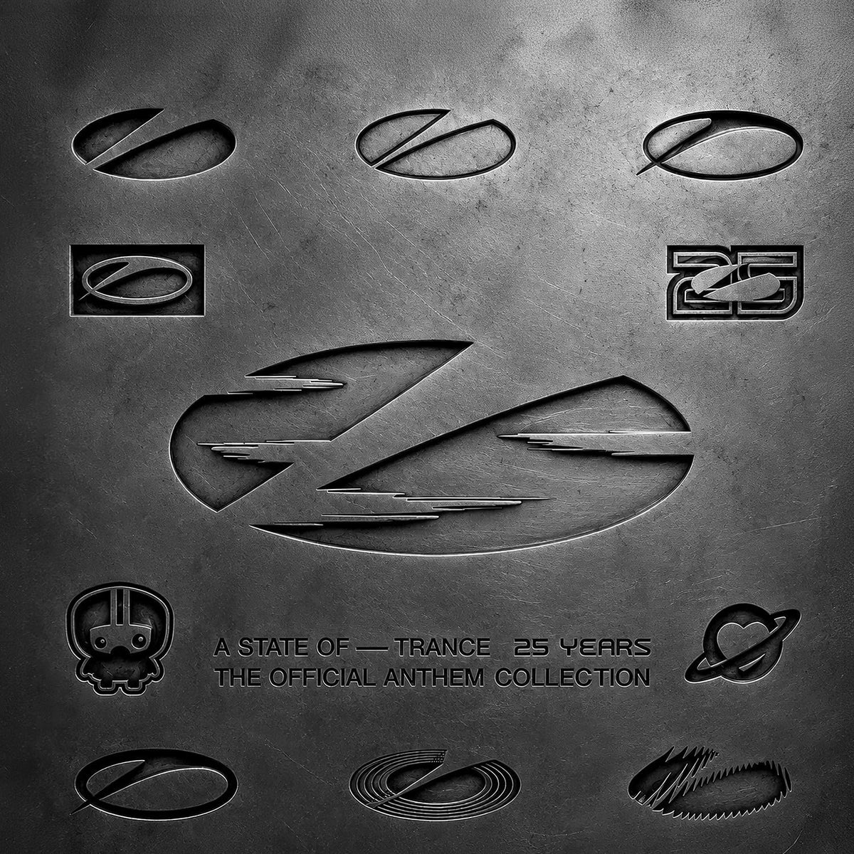 CD cover for Armin van Buuren’s “A State Of Trance 25 Years Anthems.”