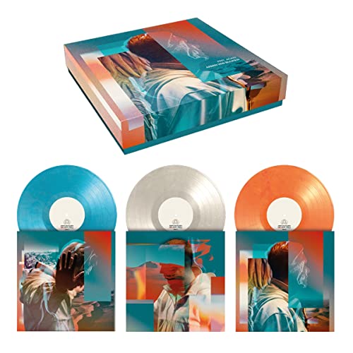 Armin Van Buuren’s “Feel Again” deluxe vinyl box set with three colored LPs.