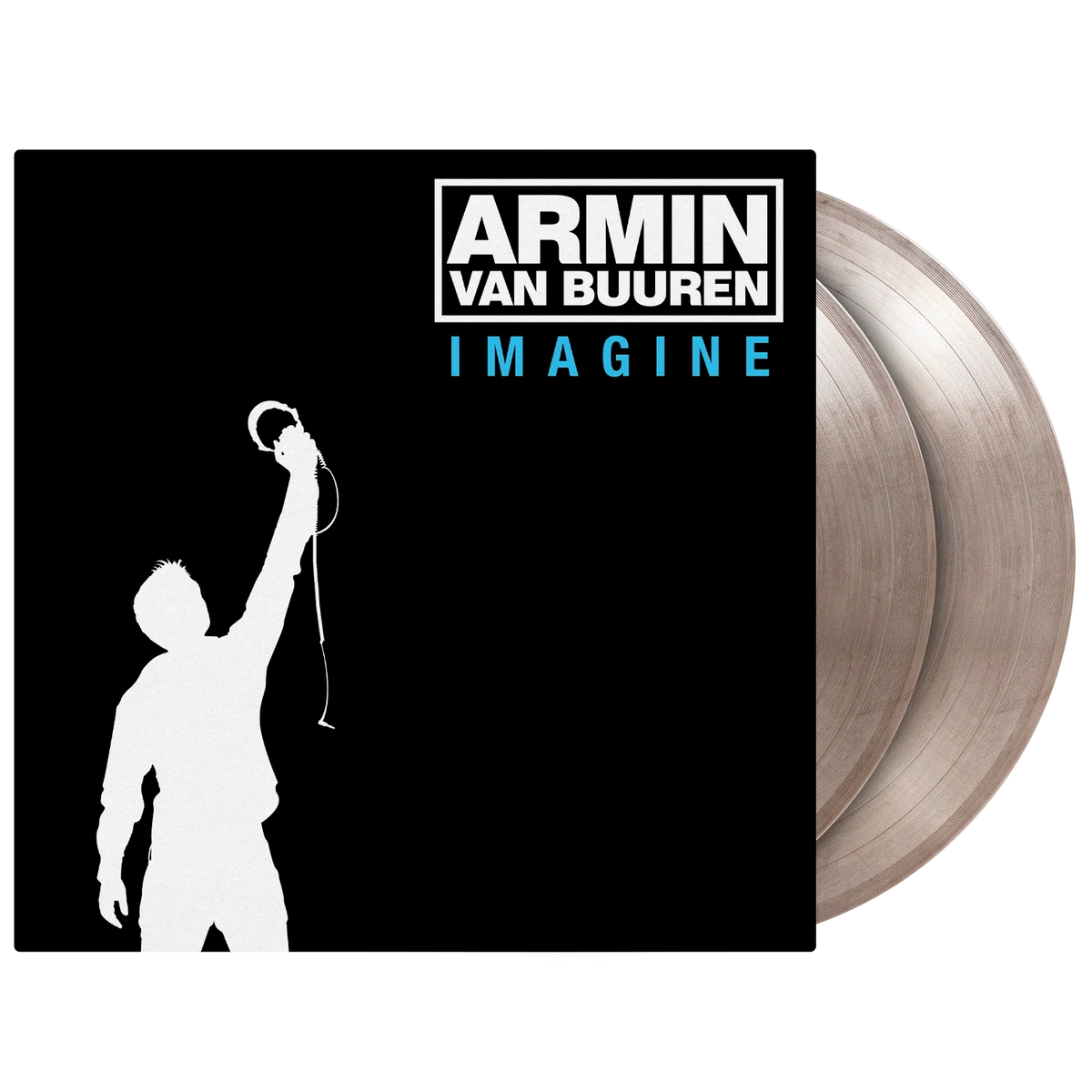 Armin van Buuren "Imagine" vinyl record with a silhouetted cover art.