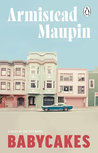 Book cover with colorful San Francisco row houses and a blue car.