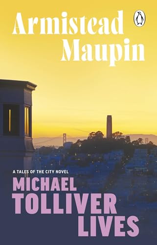 Book cover: "Michael Tolliver Lives" with a San Francisco skyline.