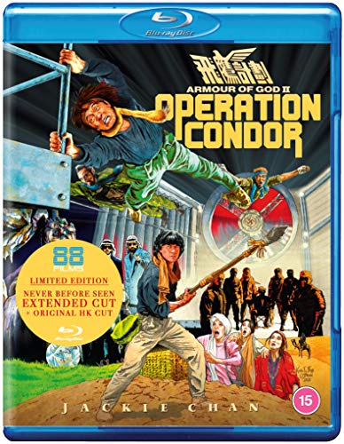Blu-ray cover for "Armour Of God II - Operation Condor" featuring Jackie Chan.