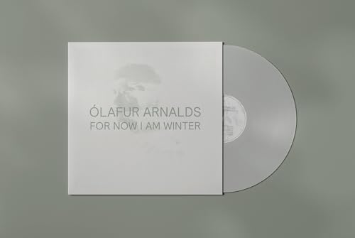 Vinyl record of Ólafur Arnalds’ “For Now I Am Winter” album, gray cover.