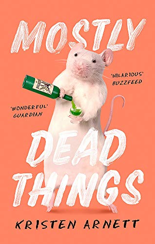 Book cover: rat holding a bottle, orange background, white text.