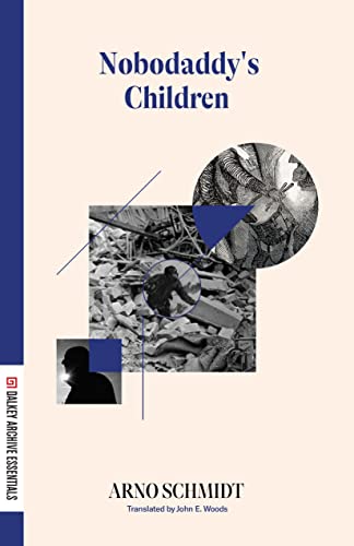 Book cover: "Nobodaddy's Children" with abstract imagery and author Arno Schmidt.