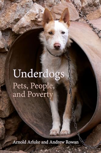 Book cover featuring a dog looking out from inside a dark pipe.