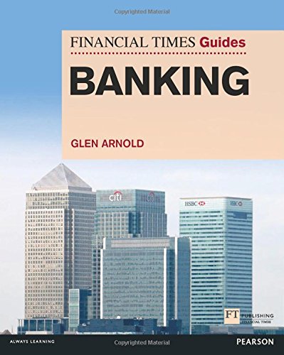 Book cover: "FT Guide to Banking" with a city skyline image.