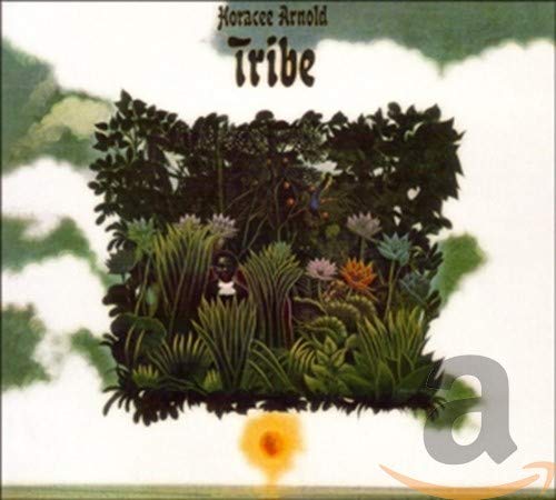 CD cover for Horacee Arnold’s “Tribe” featuring lush green foliage.