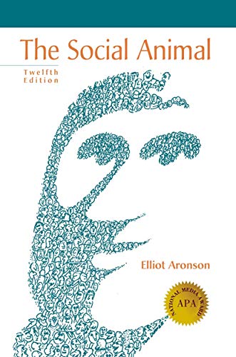 Book cover: "The Social Animal" with a crowd-shaped face illustration.