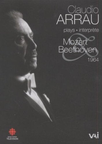 DVD cover featuring Claudio Arrau in black and white, with text and logos.