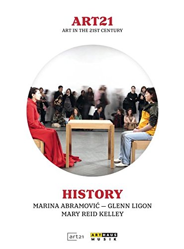 DVD cover for "Art 21 - History" featuring performance art scene.