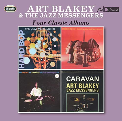 Jazz album CD with Art Blakey's name and classic music performance artwork.