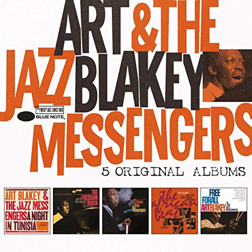 CD cover for Art Blakey & The Jazz Messengers’ 5 original albums.