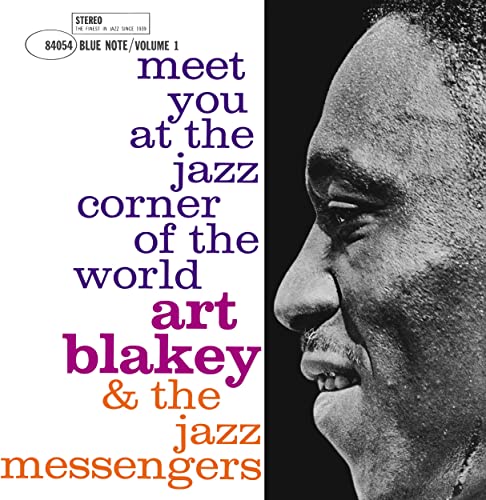 Vinyl record cover: Art Blakey & The Jazz Messengers, portrait detail.