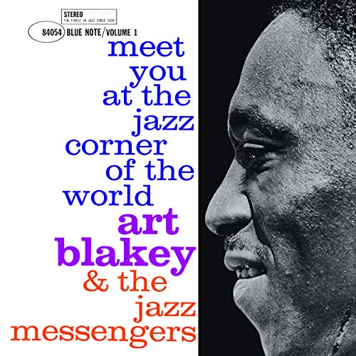 Vinyl record cover: Art Blakey & The Jazz Messengers album art.