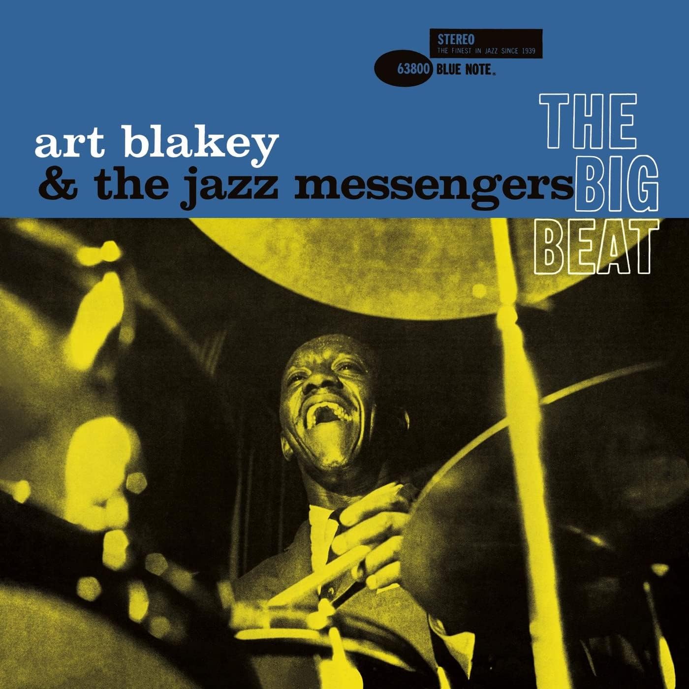 CD case featuring Art Blakey & The Jazz Messengers album cover, “The Big Beat.”