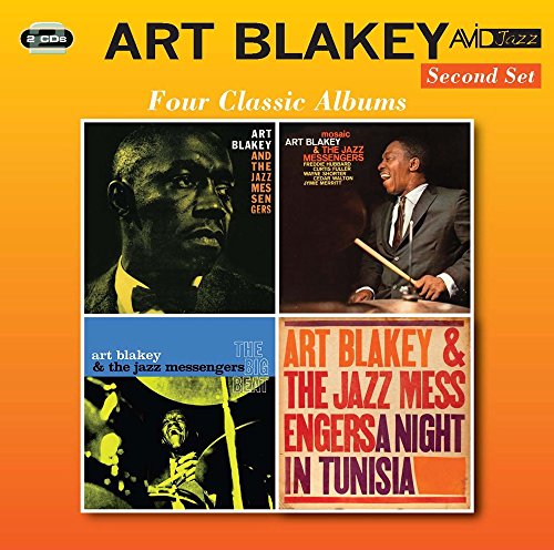 Art Blakey Four Classic Albums CD cover featuring four individual jazz album art panels.