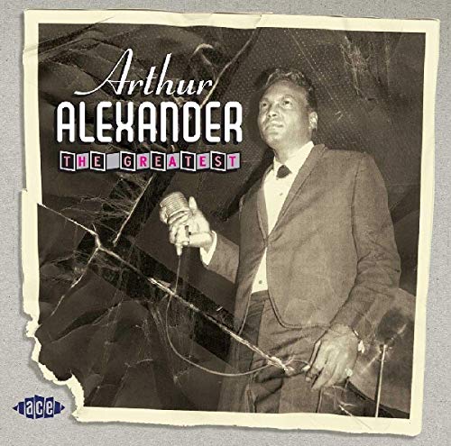 Arthur Alexander album cover featuring a portrait of the singer with a microphone.