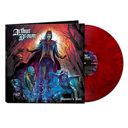 Arthur Brown’s “Monster’s Ball” vinyl record with spooky cover art.