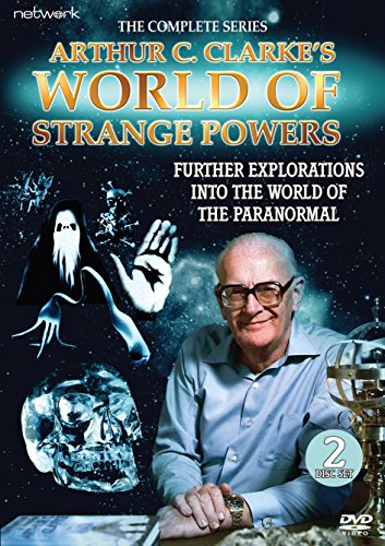 DVD cover featuring Arthur C. Clarke against a space background with paranormal imagery.