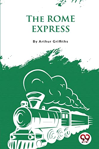 Book cover: "The Rome Express" with a green steam train illustration.