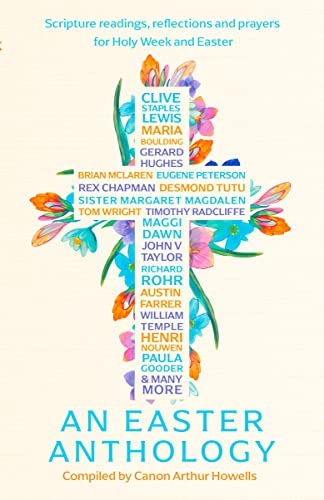 Book cover: "An Easter Anthology" with floral cross and author names.
