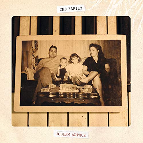 Vintage family portrait on vinyl album cover by Joseph Arthur.