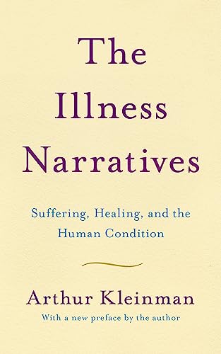 Book cover for The Illness Narratives by Arthur Kleinman on a light yellow background.