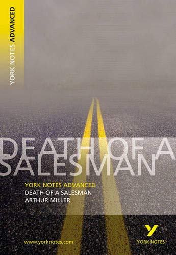 Cover of "Death of a Salesman" York Notes Advanced, showing a road.