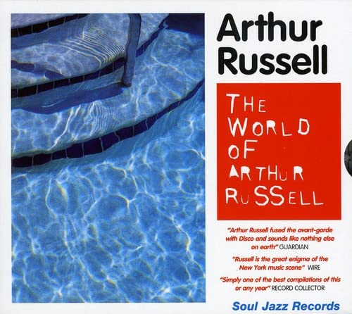 CD cover for Arthur Russell’s “The World Of Arthur Russell” with a pool image.