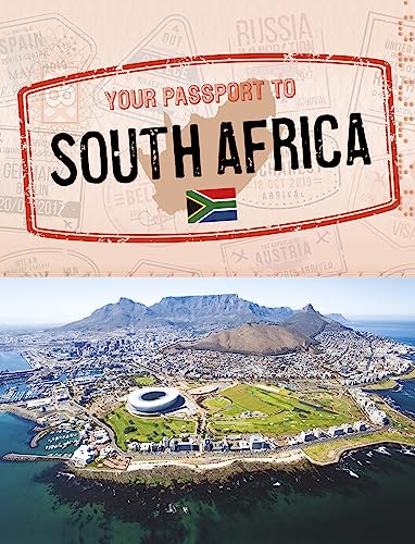 Book cover featuring a South Africa map and Cape Town cityscape.