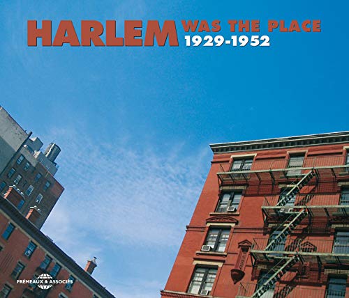 CD cover for "Harlem Was The Place 1919-1952" with building imagery.