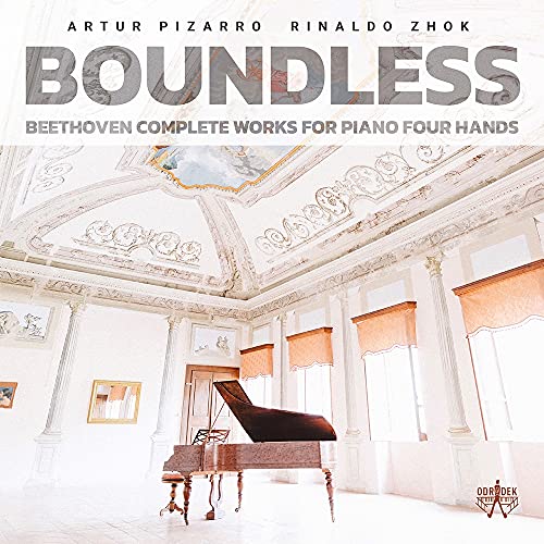 "CD cover featuring a grand piano in an ornate white room."
